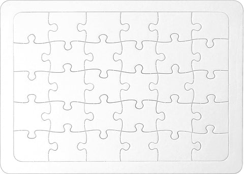 URSUS Blanko-Puzzle 21x29,7cm 8250000 weiss 30 Teile