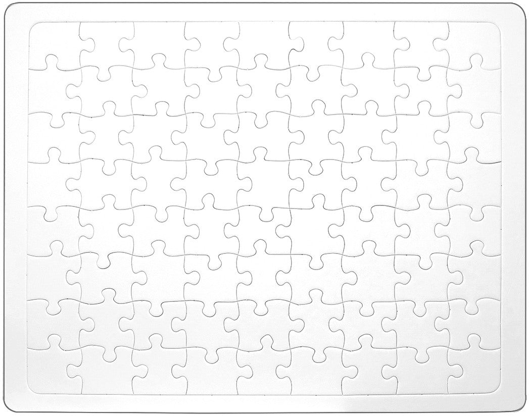URSUS Blanko-Puzzle 29x37cm 8260000 weiss 72 Teile