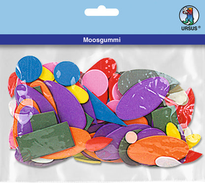 URSUS Moosgummi Formen 2mm 8380099 diverse farben 200 Stück