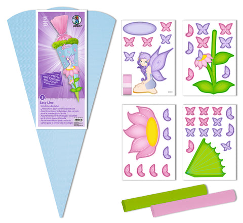 URSUS Schultüten-Bastelset Easy 9870003 Elfe 3D, Karton 260g