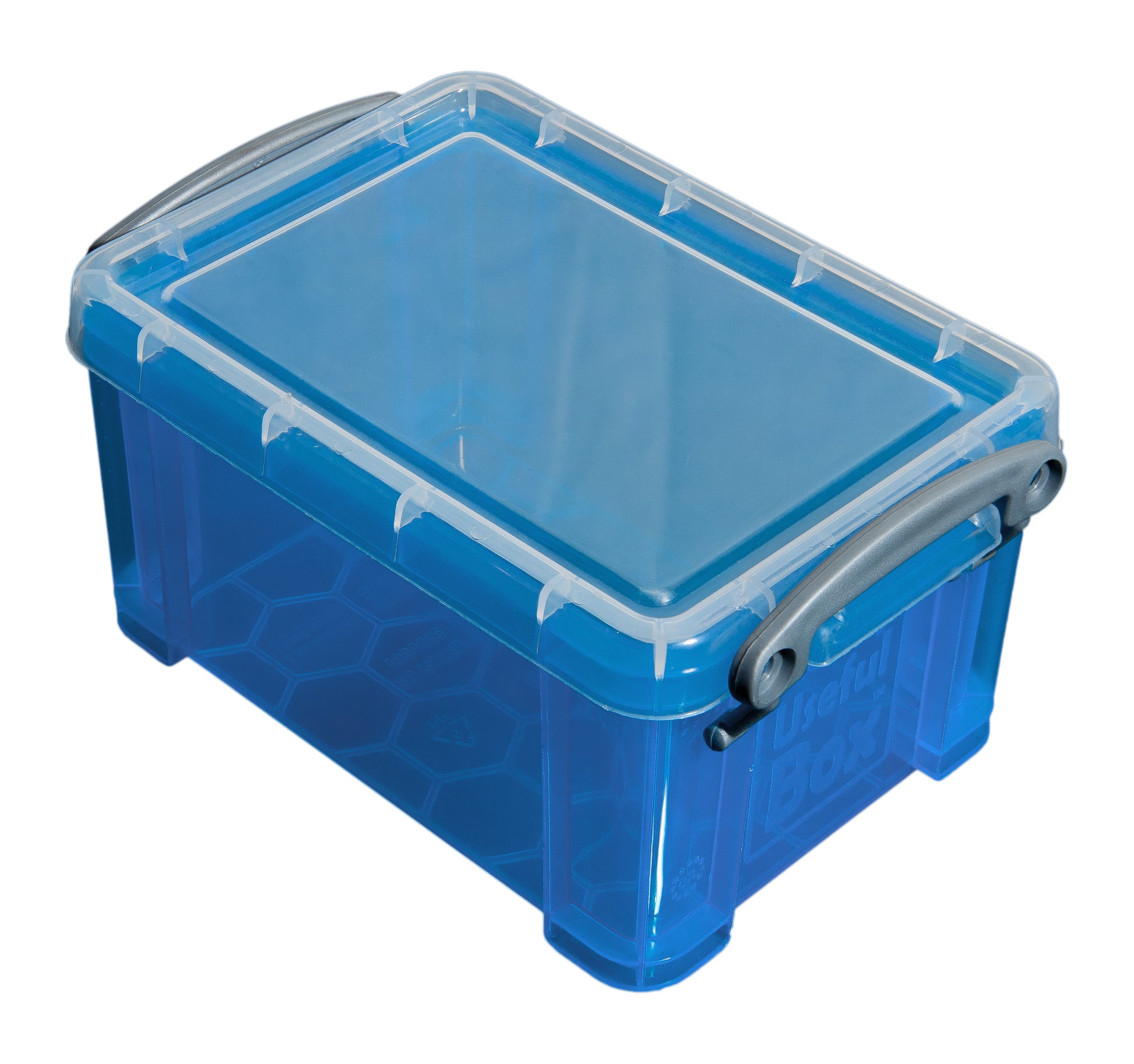 USEFULBOX Kunststoffbox 0,3lt 68501406 transparent blau