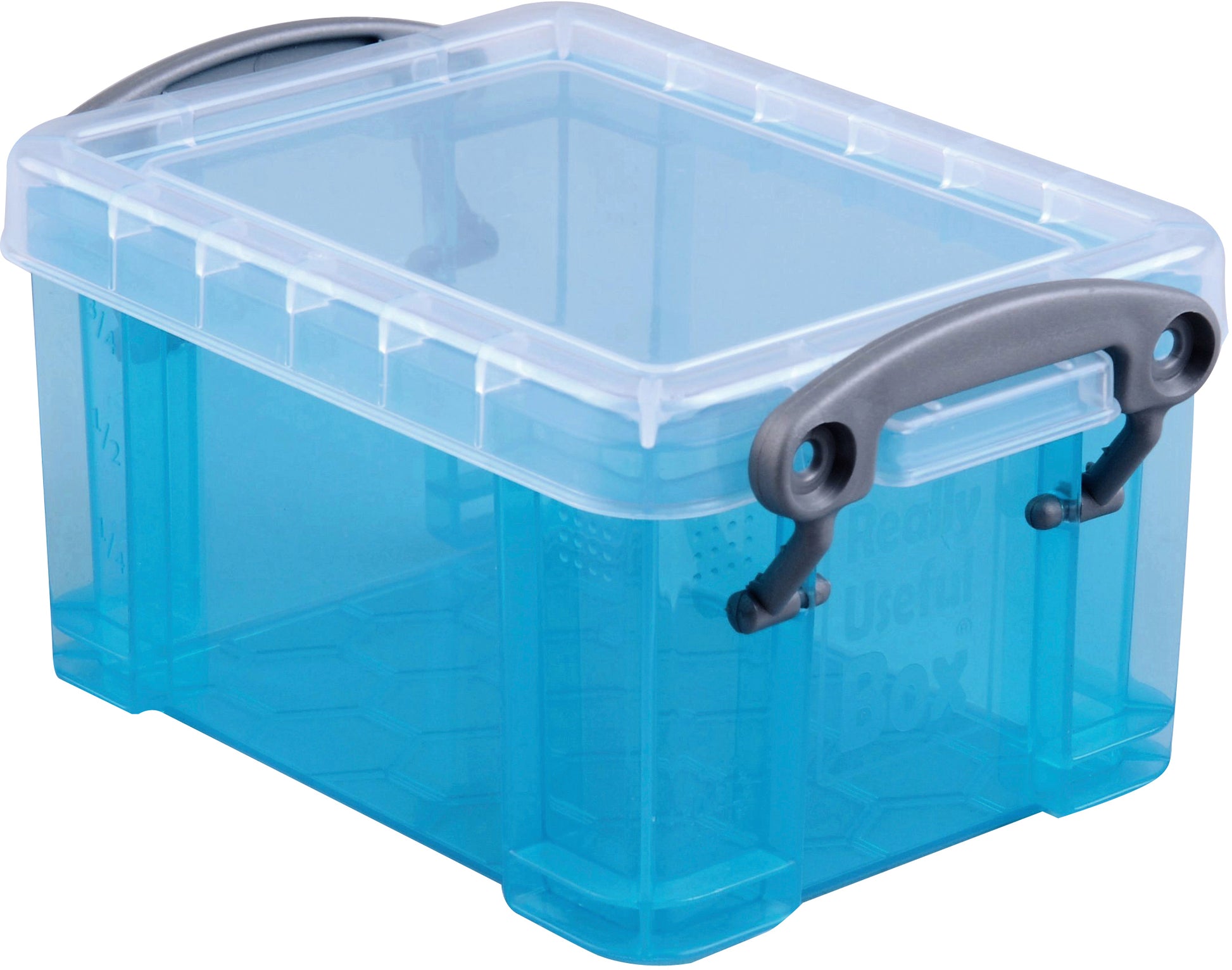 USEFULBOX Kunststoffbox 0,7lt 68501717 transparent blau