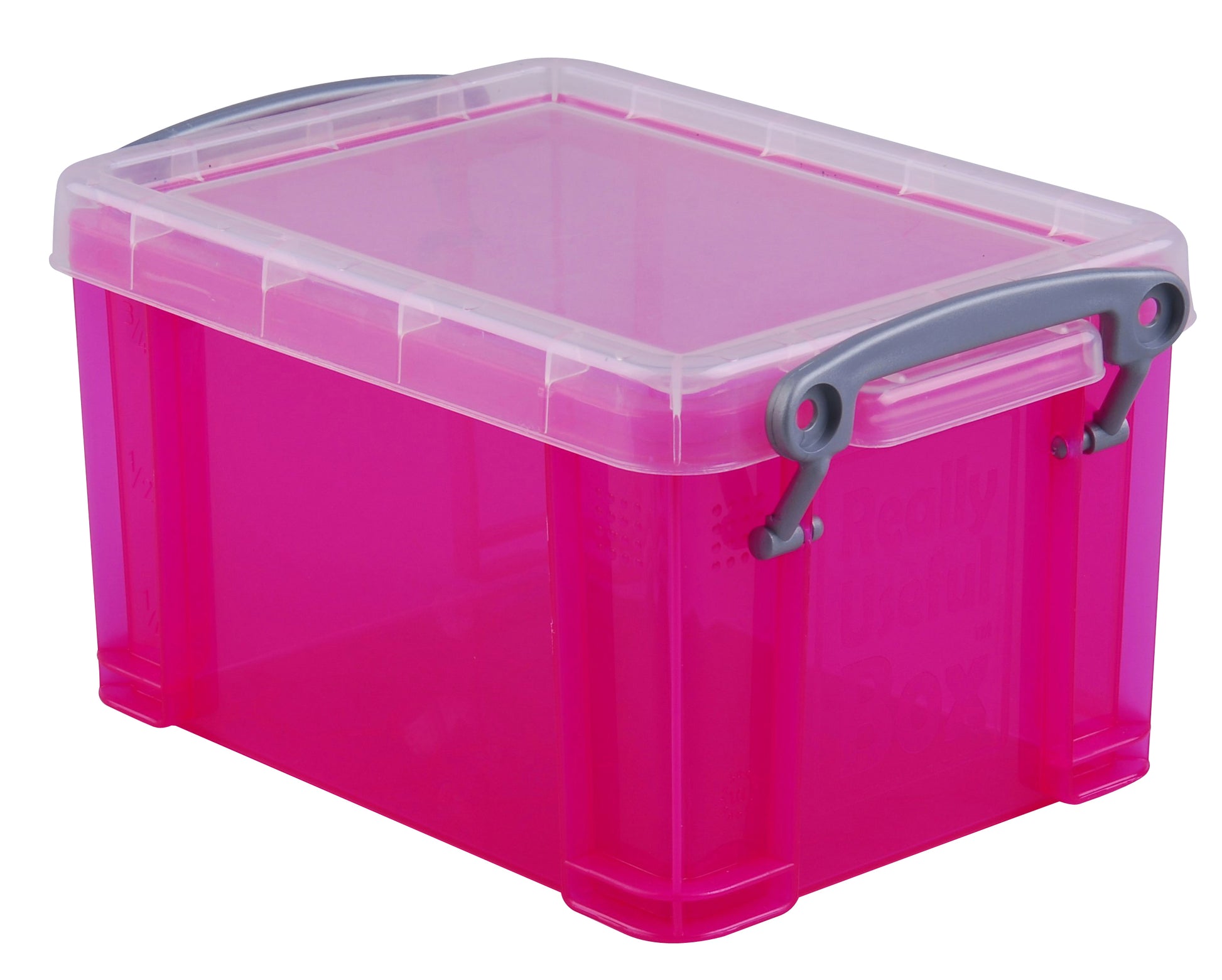 USEFULBOX Kunststoffbox 0,7lt 68501718 transparent pink