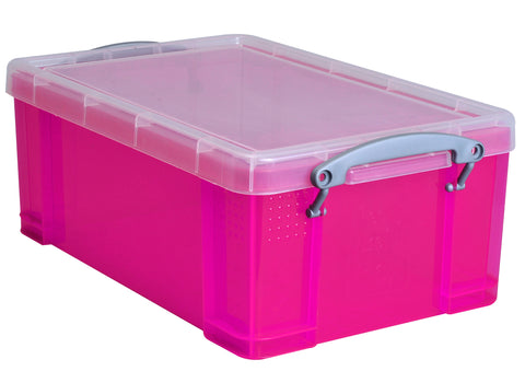 USEFULBOX Kunststoffbox 9lt 68502718 transparent pink