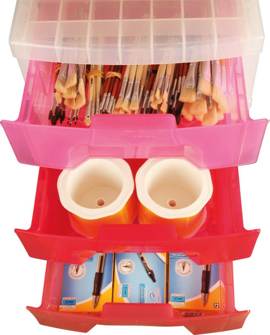 USEFULBOX Aufbewahrungsbox 42x30x121cm 68514200 11x7 Liter Schubladen