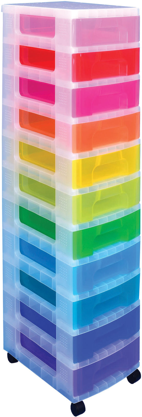 USEFULBOX Aufbewahrungsbox 42x30x121cm 68514200 11x7 Liter Schubladen