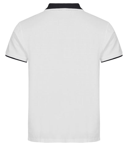 Conrad - Unisex-Poloshirt mit klaren Linien und Kontrast. Farbige Kontraststreifen