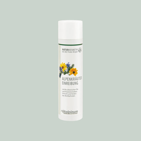 Alpenkräuter Aktiv-Einreibung Unterweger – Naturkosmetik mit Arnika & Kräuterölen zur Muskelpflege