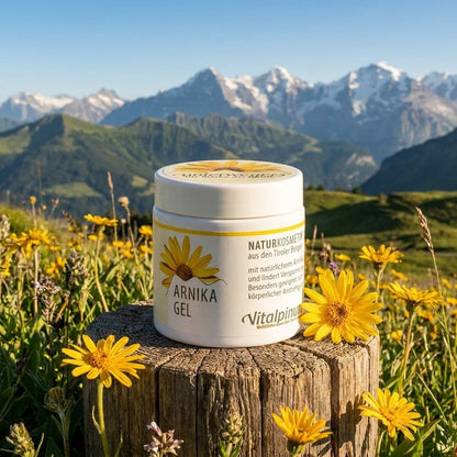 Gel de Arnika Unterweger | Cosmética natural vegana para la tensión muscular y el deporte