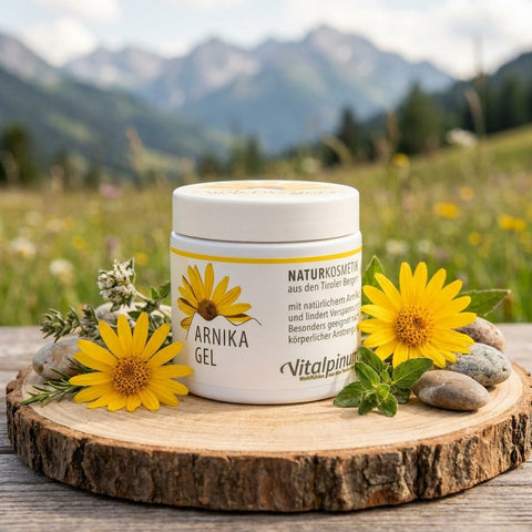 Gel de Arnika Unterweger | Cosmética natural vegana para la tensión muscular y el deporte