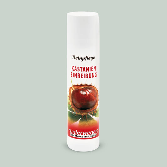 Lotion pour les jambes aux châtaignes Unterweger – onguent rafraîchissant et végétalien