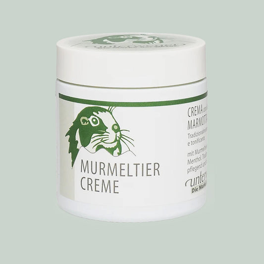 Crème à la graisse de marmotte d'Unterweger - Force herbacée nourrissante des Alpes