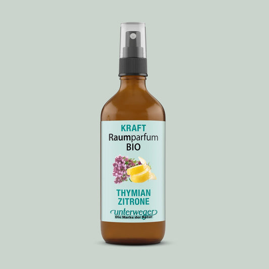 BIO Raumparfum Citron & Thym de Unterweger – Fraîcheur naturelle pour ton domicile