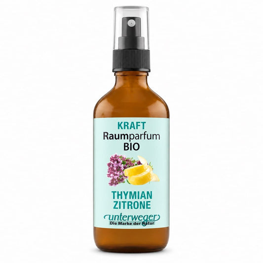 BIO Raumparfum Citron & Thym de Unterweger – Fraîcheur naturelle pour ton domicile