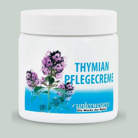Крем для догляду Thymian Pflegecreme Unterweger – натуральна косметика з олією чебрецю для підтримки при застуді