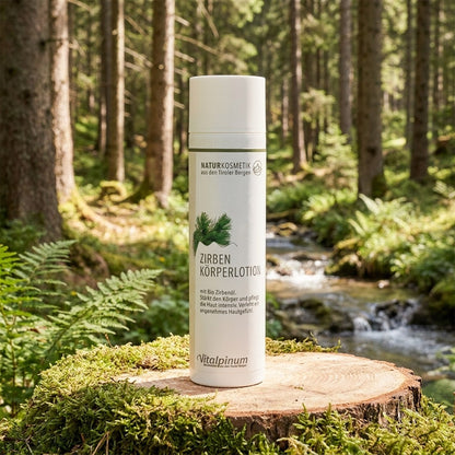 Zirben Bodylotion Unterweger – vegansk naturkosmetik for en behagelig hudfølelse