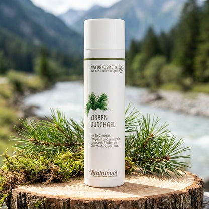 Unterweger Zirben Duschgel 250ml | Naturkosmetik med økologisk Zirbenolje