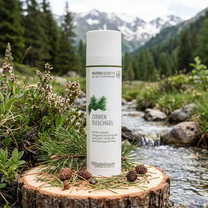 Unterweger Zirben Duschgel 250ml | Naturkosmetik med økologisk Zirbenolje