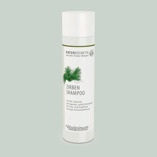 Unterweger Zirben Shampoo 235ml – Naturkosmetik mit Bio-Zirbenöl & alpinem Duft für sanfte Haarpflege