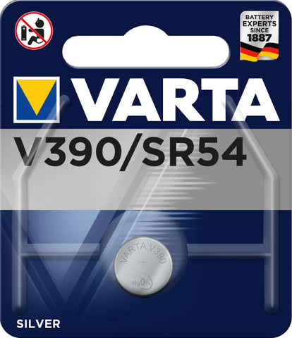 VARTA Knopfzelle 390101401 V390/SR54, 1 Stück