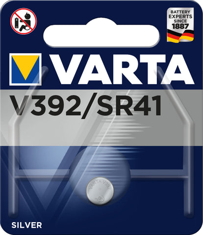 VARTA Knopfzelle 392101401 V392/SR41, 1 Stück