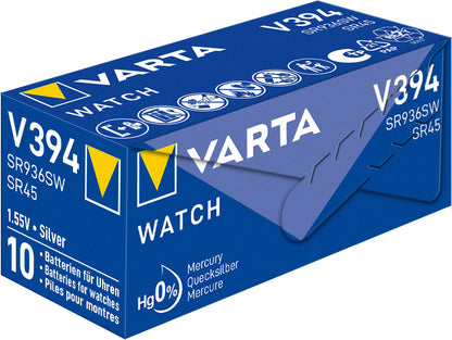 VARTA Knopfzelle V394 394101111 SR936SW, SR45