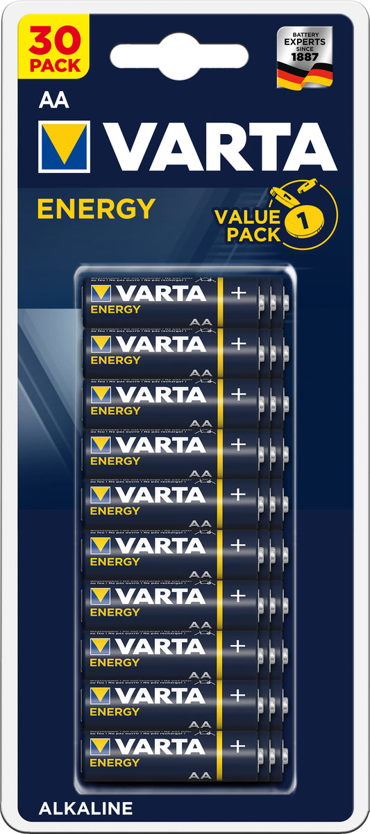 VARTA Energy 4106229630 AA/LR06, 30 Stück