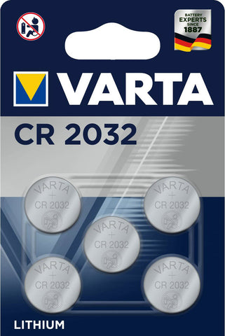 VARTA Knopfzelle CR2032, 5 Stück 6032101415