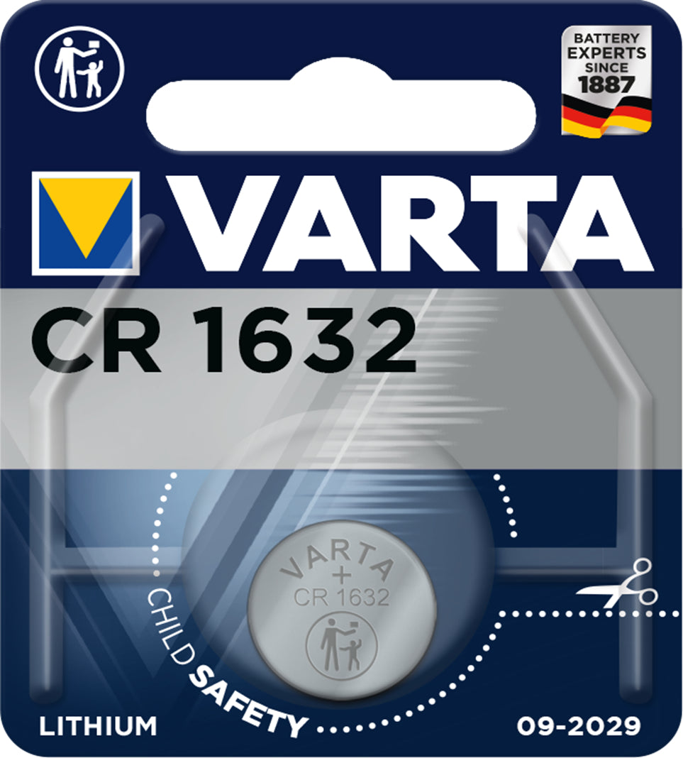 VARTA Knopfzelle 6632101401 CR1632, 1 Stück