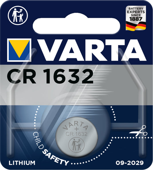 VARTA Knopfzelle 6632101401 CR1632, 1 Stück