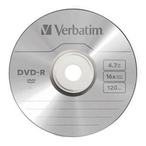 VERBATIM DVD-R Spindle 4.7GB 43548 1-16x 50 Pcs