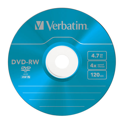 VERBATIM DVD-RW Spindle 4.7GB 43552 1-4x 10 Pcs