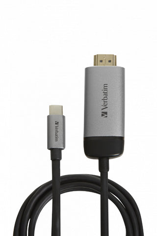 VERBATIM USB-C to HDMI Adapter 49144 USB 3.1 / HDMI 1.5M CABLE