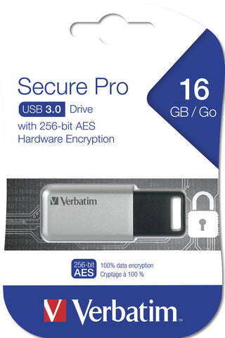 VERBATIM USB-Drive Secure Data Pro 16GB 98664 USB 3.0