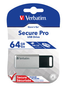 VERBATIM USB-Drive Secure Data Pro 64GB 98666 USB 3.0