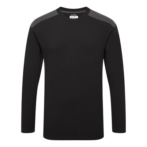 Portwest W1664 Shirt – Schwarz/Grau – bequem & funktional