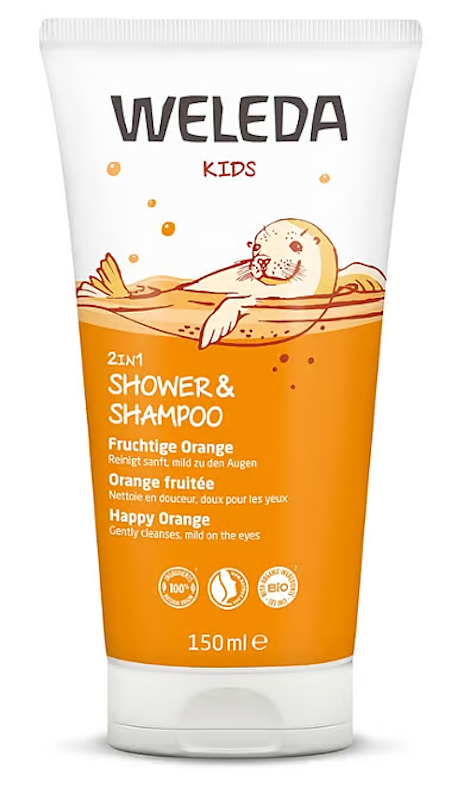 WELEDA Kids 2in1 Shower & Shampoo Orange