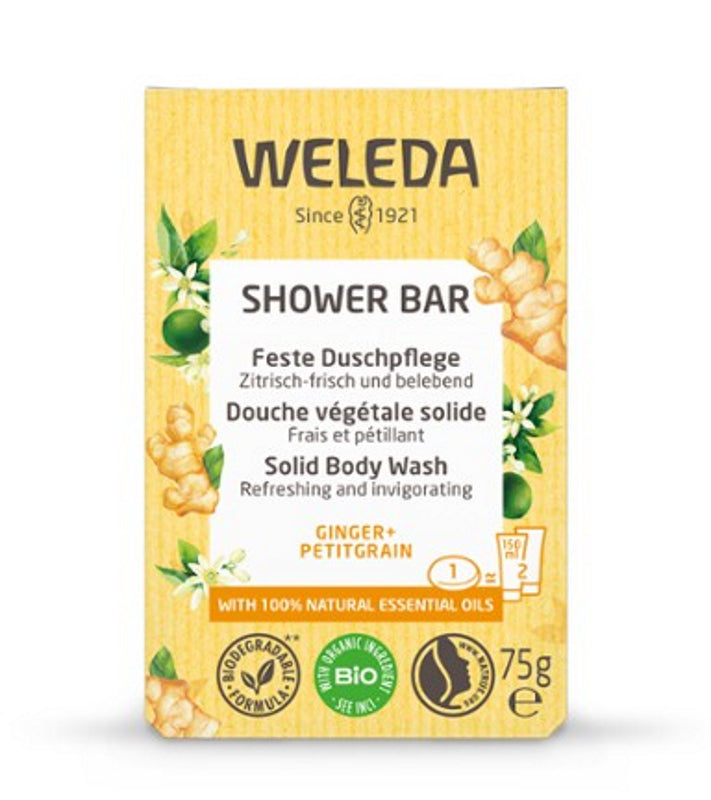 WELEDA Feste Duschpfl. Ginger&Petitgrain