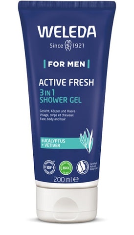 WELEDA For Men Aktiv Fresh Duschgel3in1