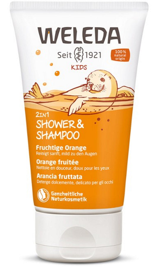 WELEDA Kids 2in1 Shower & Shampoo Orange