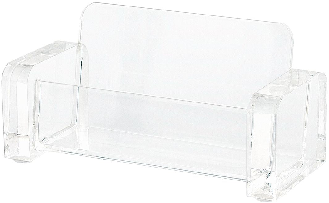 WEDO Visitenkartenhalter CRISTAL. 604416 11.5x5.5x5cm Acryl transp.