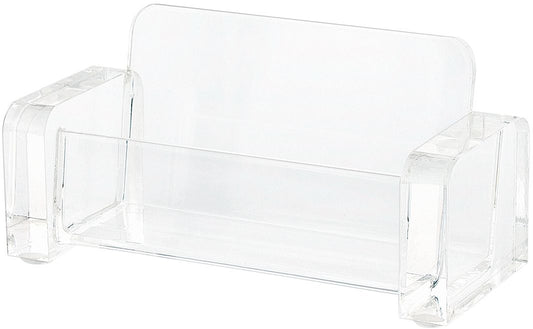 WEDO Visitenkartenhalter CRISTAL. 604416 11.5x5.5x5cm Acryl transp.