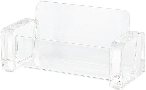 WEDO Visitenkartenhalter CRISTAL. 604416 11.5x5.5x5cm Acryl transp.