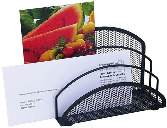 WEDO Briefständer 65 301 3 Fächer, schwarz