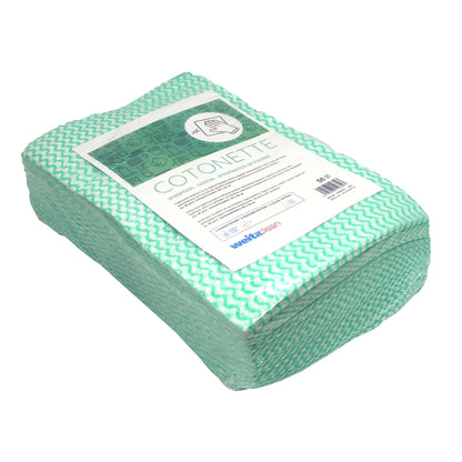 WEITACLEAN Allzwecktuch Cotonette 38x60cm 238531 grün 50 Stück