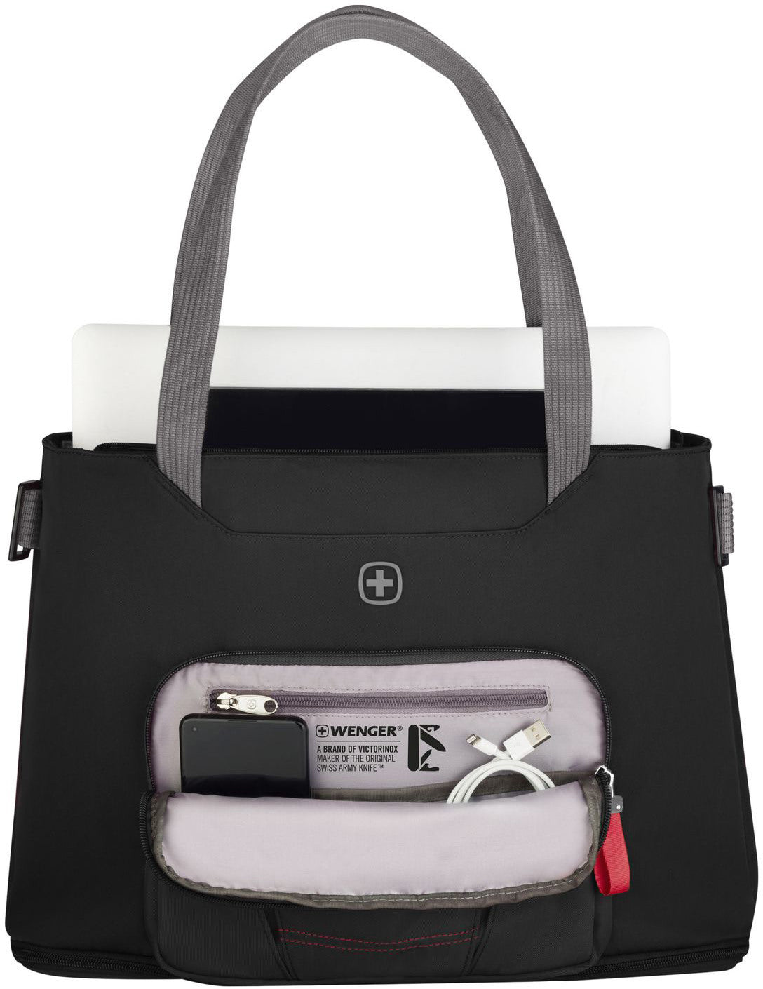 WENGER Motion Deluxe Tote 15.6 Inch 612543 Laptop Tote Chic Black