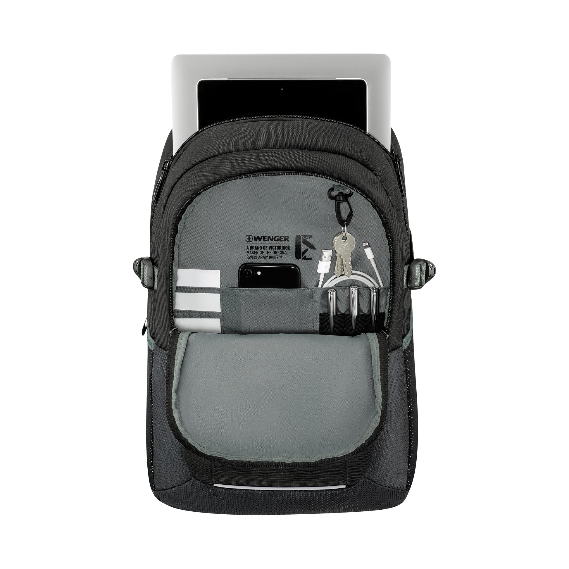 WENGER Ryde Laptop Backpack 612567 16" Gravity Black