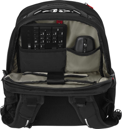 WENGER Laptop Backpack Cosmic Black 653187 17 inch with Tablet Pocket