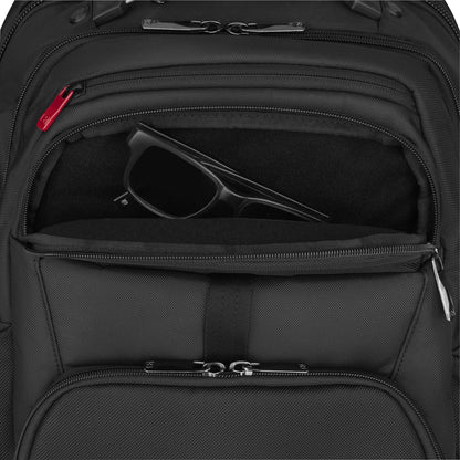 WENGER Laptop Backpack Meteor Black 653188 17 inch with Tablet Pocket