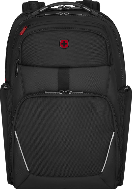 WENGER Laptop Backpack Meteor Black 653188 17 inch with Tablet Pocket